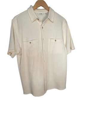 Rown Cream Short-Sleeve Button-Up Shirt